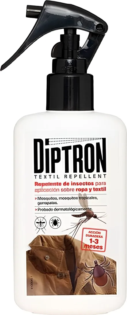 Diptron Repelente Textil De Insectos Campamentos 100 ml
