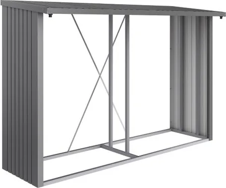Armario Leñero WoodStock Gris Cuarzo 300 x 102 x 199