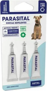 Parasital Pack 3 Pipetas Perros Medianos 10-25 Kg
