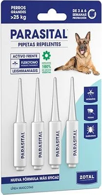Parasital Pack 4 Pipetas Perros Grande +25 Kg — foto 2
