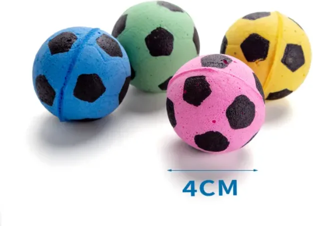 Juguete Pelota Futbol para Gatos Colores Surtidos