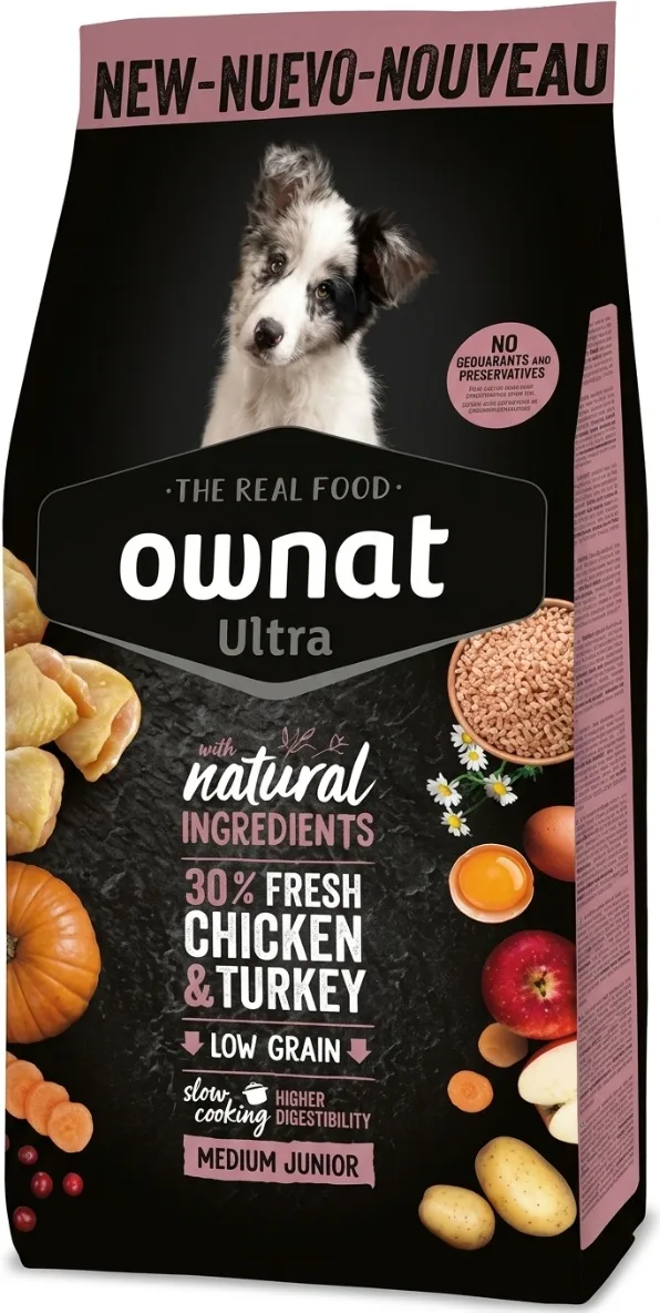 Pienso Perros Ownat Ultra Medium Junior Cachorros 12 kg — foto principal