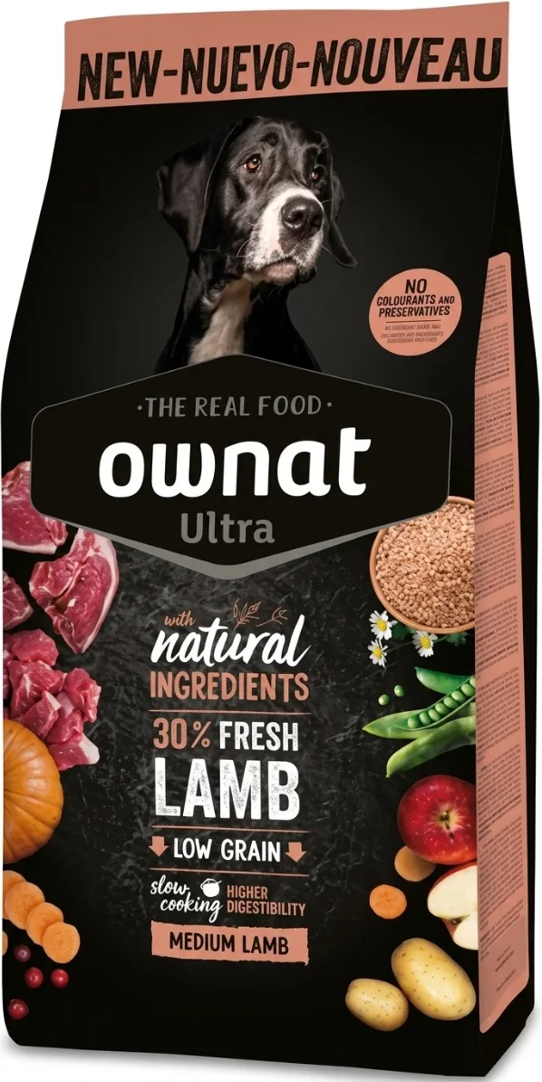 Pienso Perros Ownat Ultra Medium Lamb & Rice 12 kg — foto principal