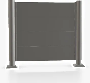 Pantalla Privacidad 90x100 Gris Cuarzo