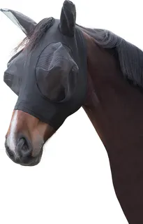Mascara anti moscas caballos FinoStretch Negro Poni