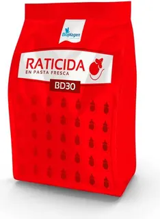 Raticida Pasta Fresca Rojo Bd30 Bolsa 1 kg