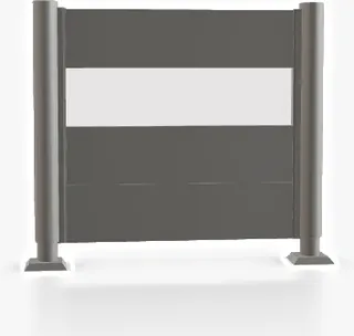 Pantalla Privacidad Con Panel 180x150