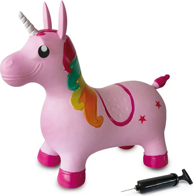 Correpasillos Unicornio Saltarin rosa con Bomba — foto 3