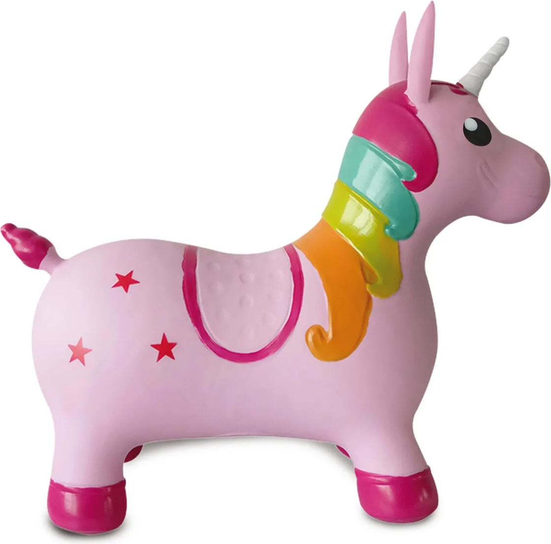 Correpasillos Unicornio Saltarin rosa con Bomba — foto 6