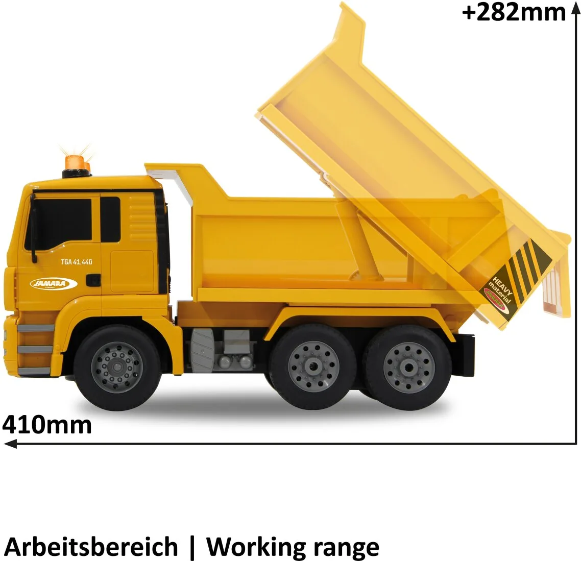 Camion Volquete Man 1:20 2,4GHz — foto 4