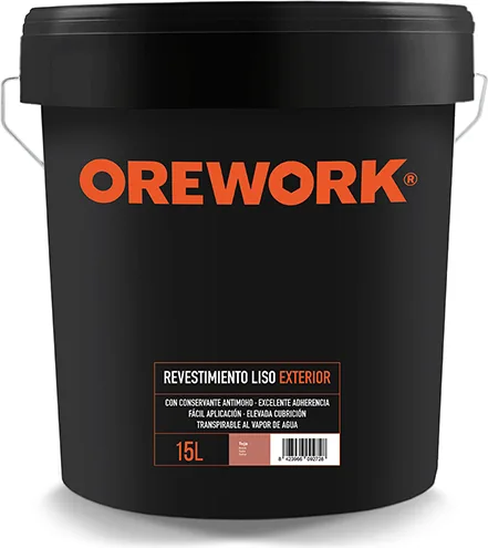 Revestimento Liso Color Teja Orework 15 L