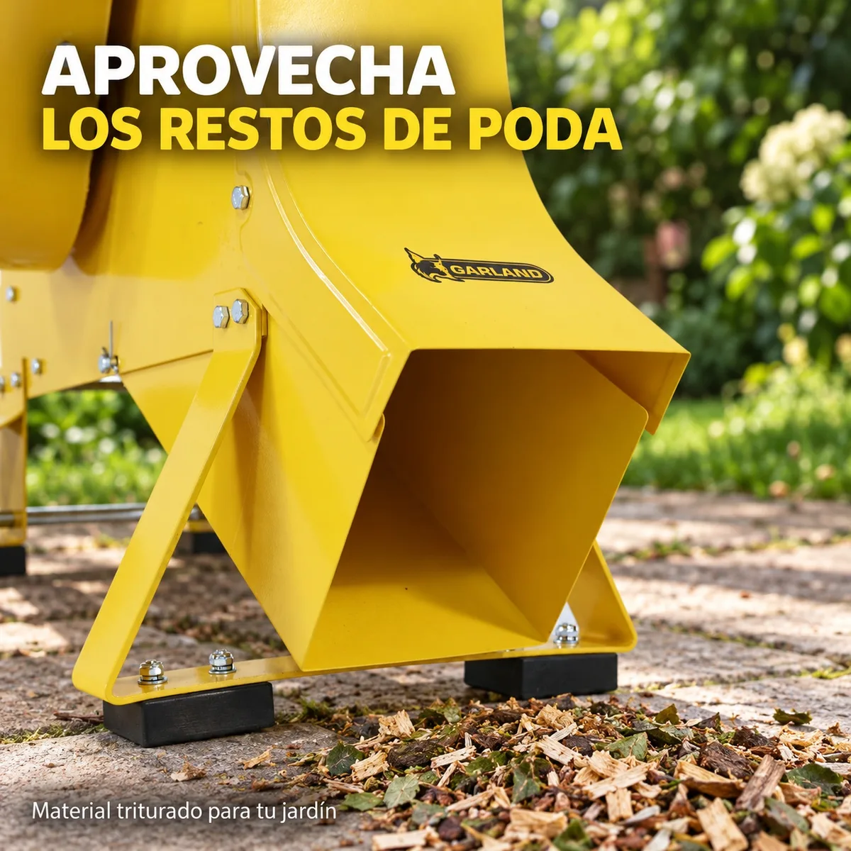 Biotrituradora Gasolina Garland Chipper 790 Qg-V23 — foto 6