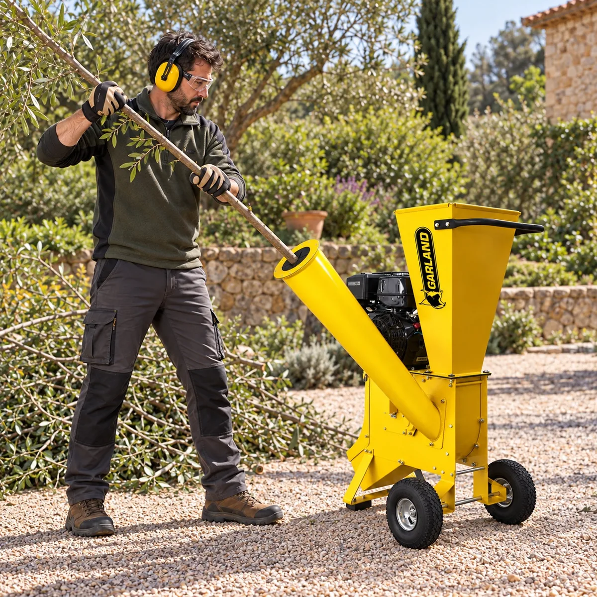 Biotrituradora Gasolina Garland Chipper 790 Qg-V23 — foto 2