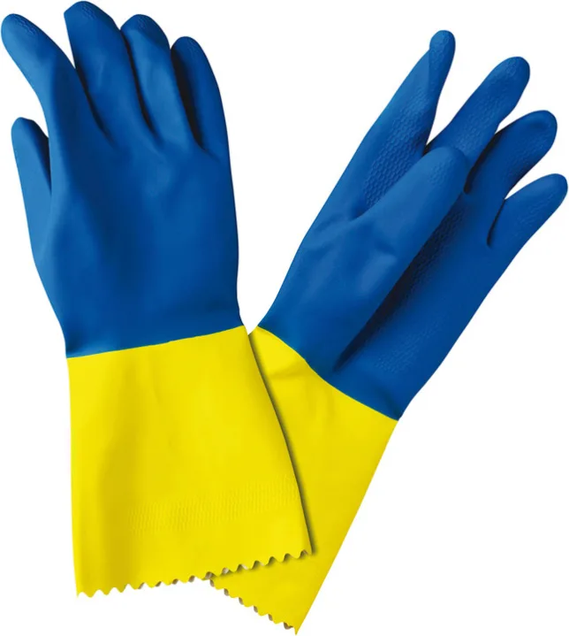 Guante Latex Bicolor Reforzado