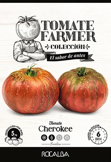 Semilla Tomate Farmer Cherokee