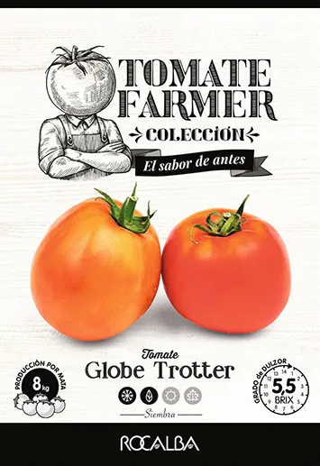 Semilla Tomate Farmer Globe Trotter