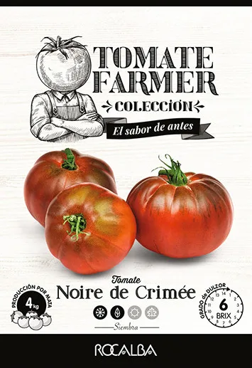 Semilla Tomate Farmer Noire de Crimee