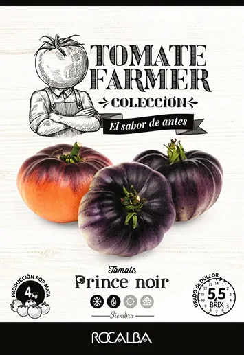 Semilla Tomate Farmer Prince Noir