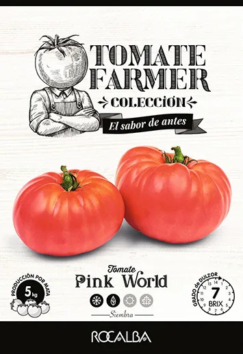 Semilla Tomate Farmer Pink World — foto principal