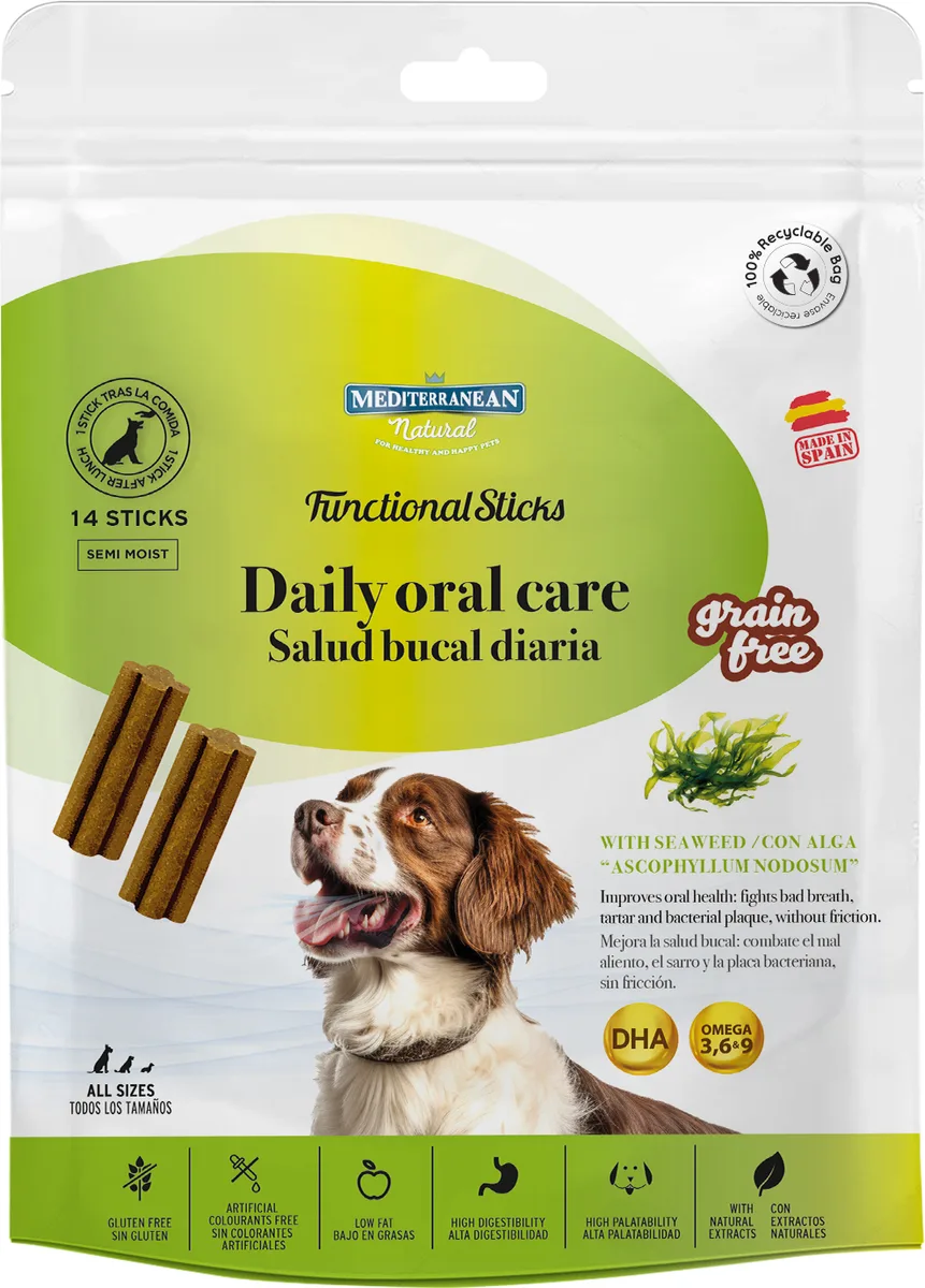 Funcional Sticks Perros 110 gr Salud Bucal