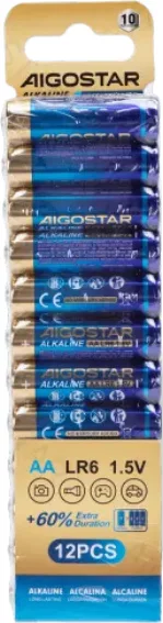 Pila Alcalina LR6 AA 1.5V 12uds — foto principal