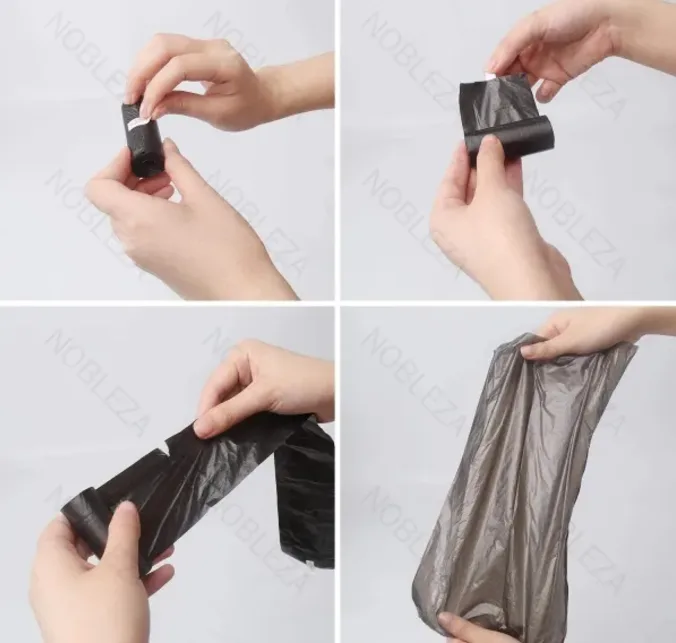 Pack 12 Bolsas Basura Perros Negro 23x32 — foto 4
