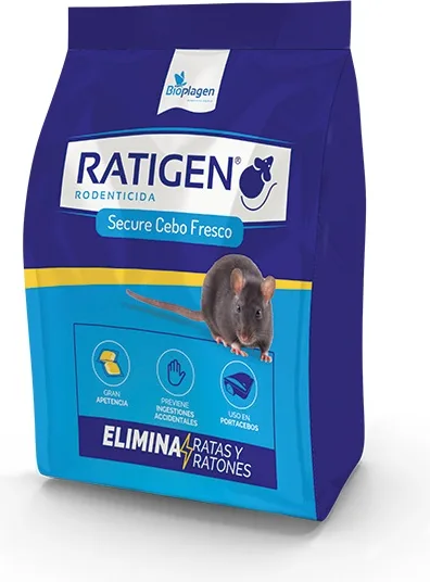 Raticida Pasta Fresca Amarilla Secure Bolsa 1 kg