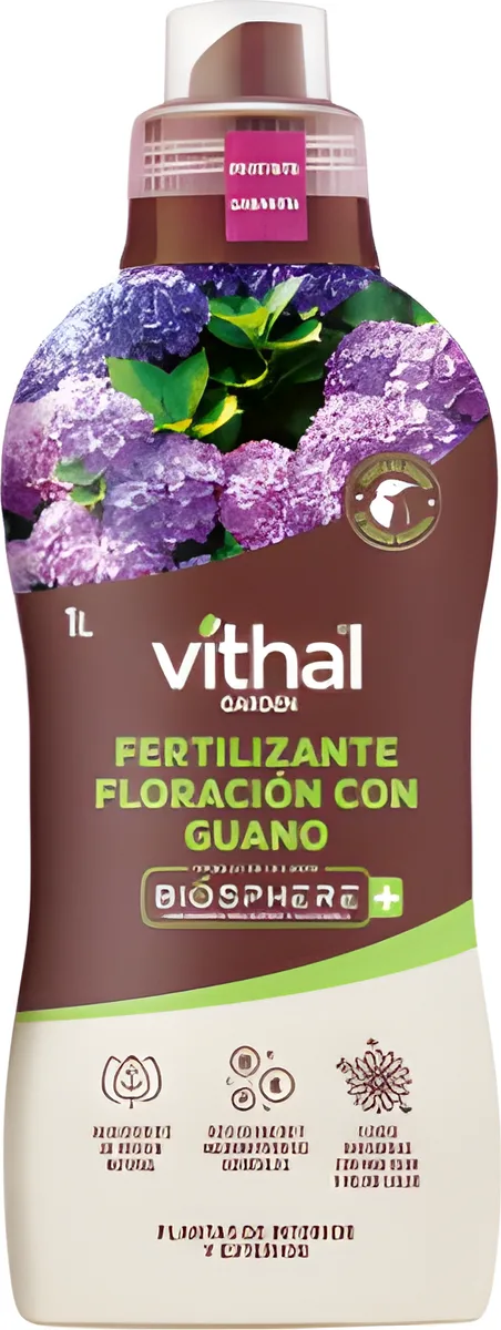 Vithal Fertilizante Floracion con Guano Biosphere 1 Litro — foto 2
