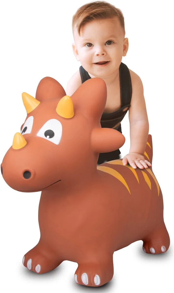 Dino Saltarin Correpasillos - Juguete Infantil Marron — foto 4