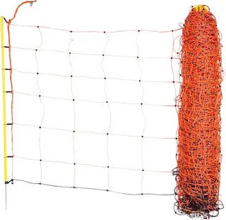 Malla Electrificable Ovejas 90cm Naranja 50 Metros