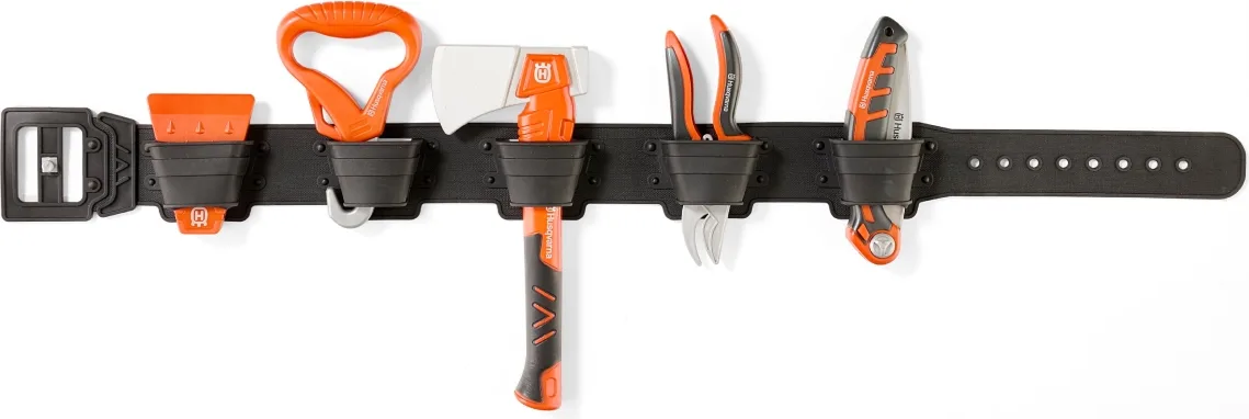 Cinturon de Herramientas Juguete Husqvarna para Niños Juego de Jardineria