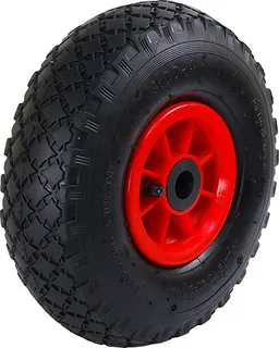 Rueda Carretilla Neumatica Rodamientos 260 Nylon