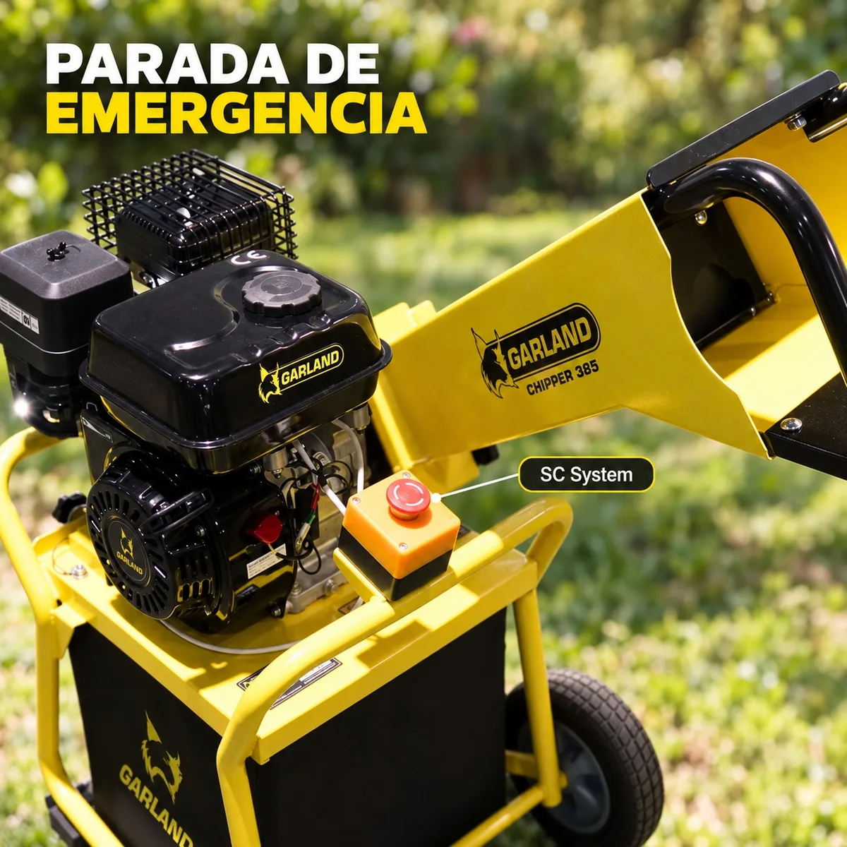 Biotrituradora a Gasolina Garland Chipper 385Qg-V24 — foto 5