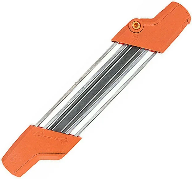 Afilador de Motosierra Manual Todo en Uno - Precisión 4,0 mm para Cadenas Perfectas