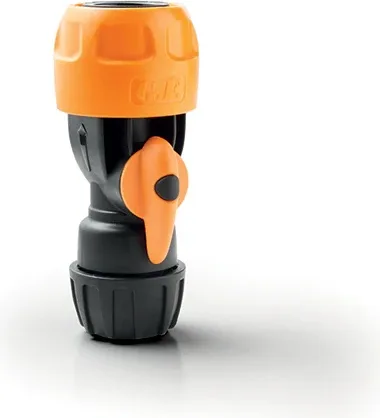 Conector Rapido Manguera 1/2" con Valvula Stop