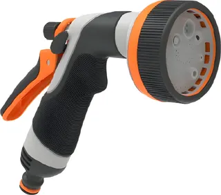 Pistola de Riego 8 JET con Empuñadura de Goma Antideslizante