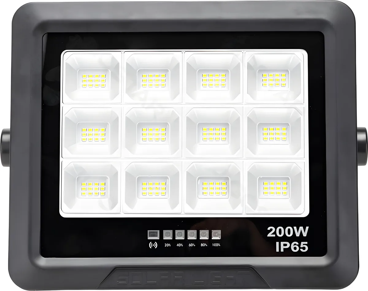 Foco LED con Panel Solar 200w 6500k — foto 2