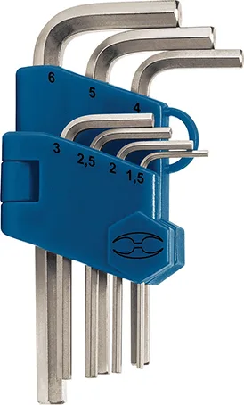 Juego 7 Llaves Allen Milimetricas 1,5 a 6mm