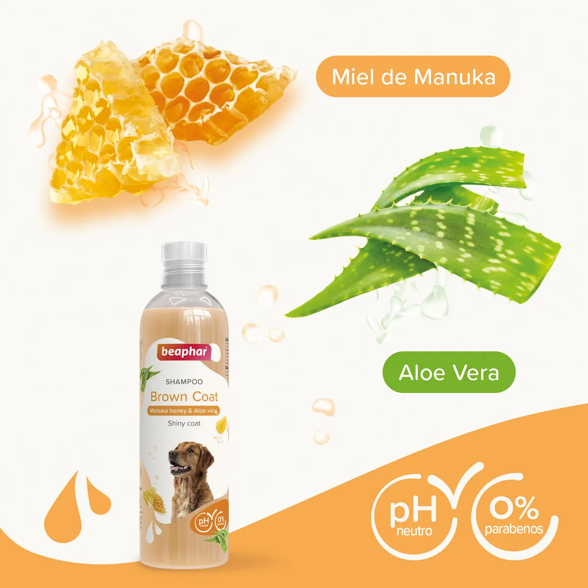 Champu para Perros Pelo Marron Beaphar 250 ml — foto 2