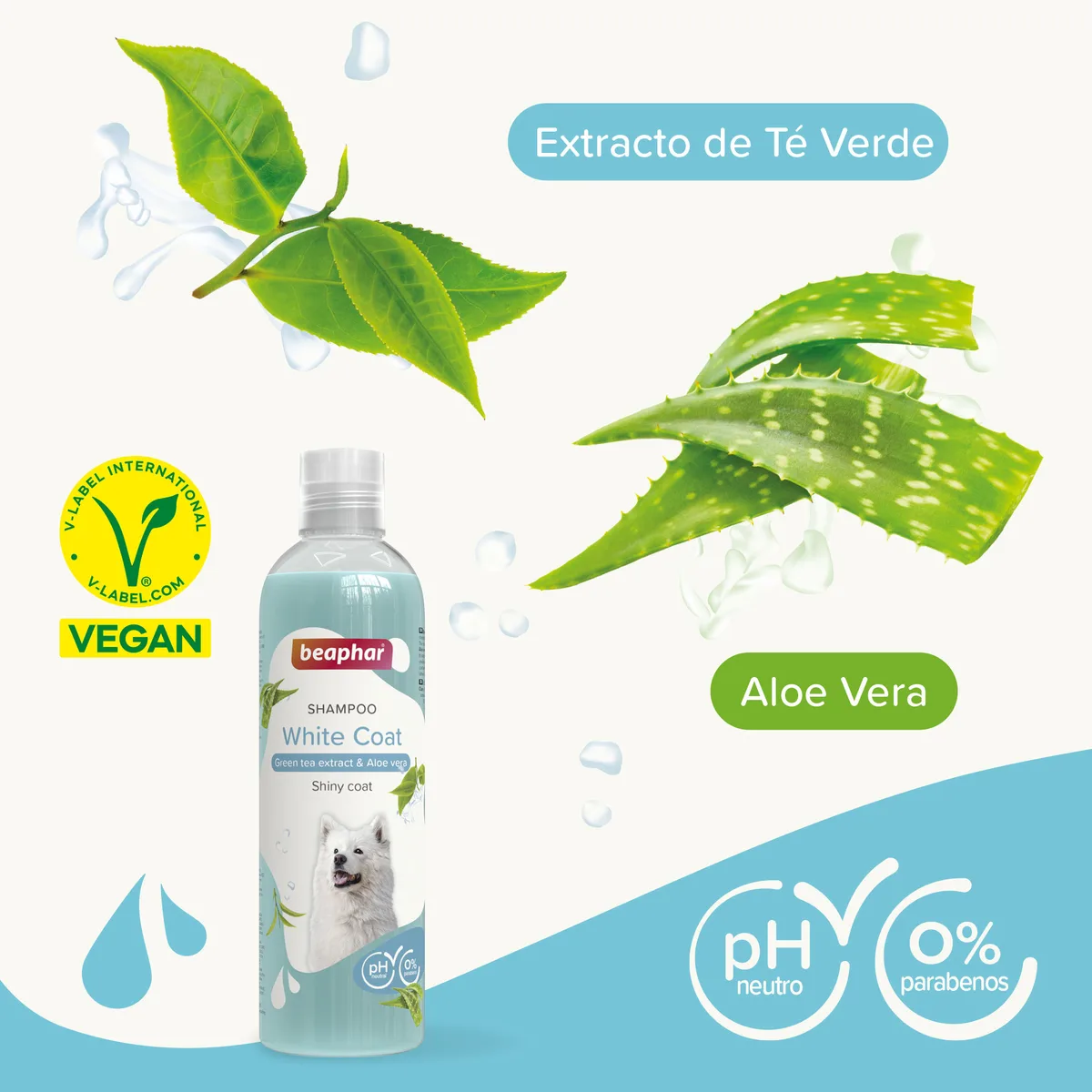 Champu para Perros Pelo Blanco Beaphar 250 ml — foto 2