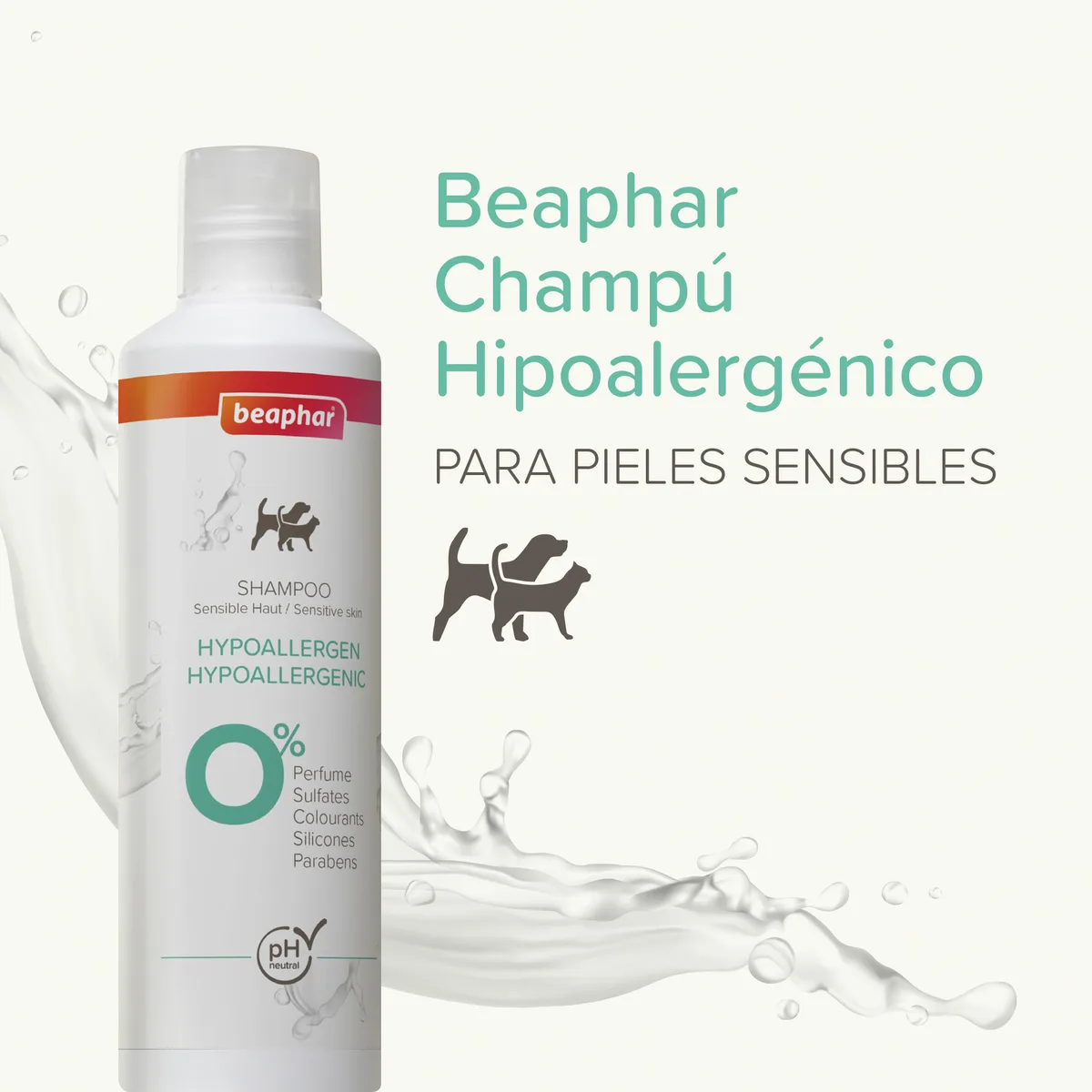 Champu Hipoalergenico Perros y Gatos Beaphar 250 ml — foto 2