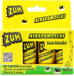 Zum Tiras Atrapamoscas 4 Rollos