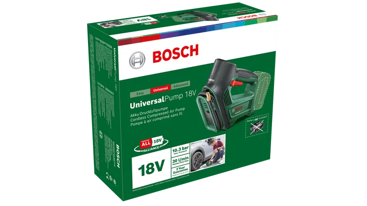 Hinchador bomba Electrico Bosch Universal Pump 18V con Bateria — foto 2