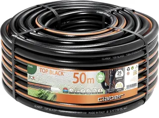 Manguera Riego Claber Top Black 50 Metros 1/2"