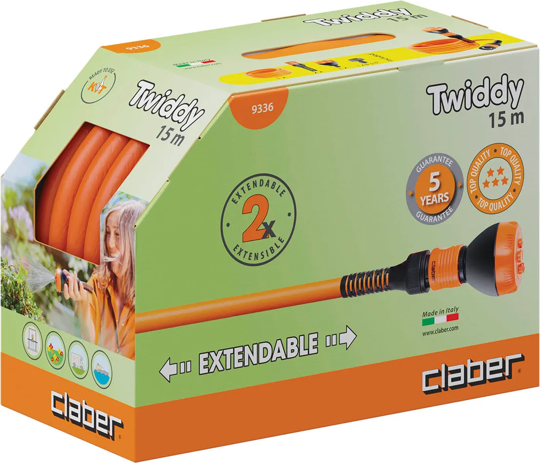 Manguera Extensible Claber Twiddy 15 Metros — foto 2