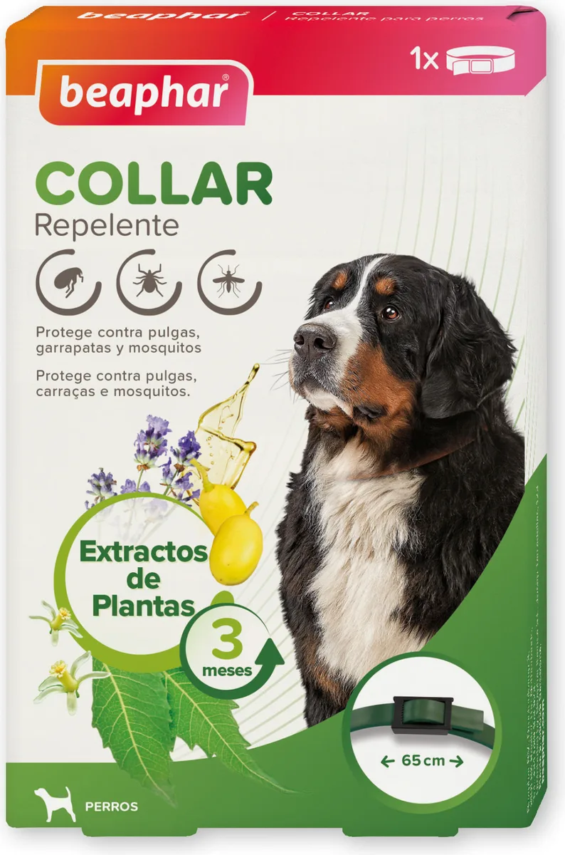 Beaphar Collar Repelente Parasitos Perro - 65 cm
