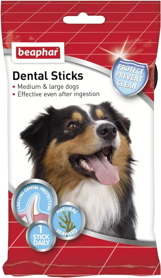 Beaphar Dental Sticks Perros Medianos y Grandes 7 ud