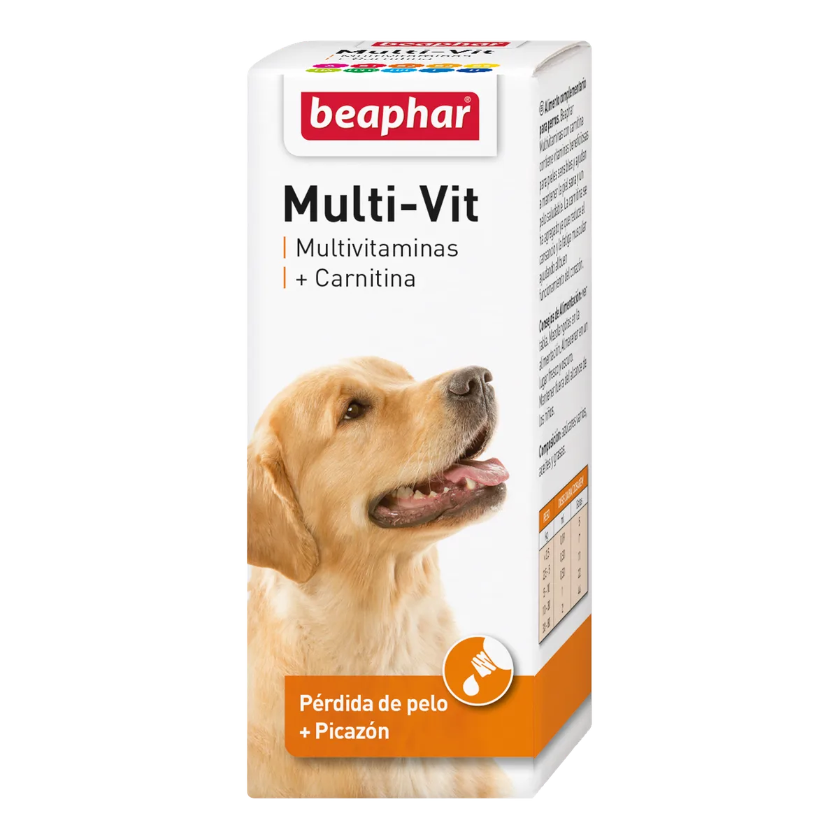 Beaphar Multivitaminas con Carnitina Perros 50ml