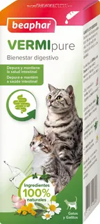 Beaphar VERMIpure Solucion Liquida Gatos y Gatitos 50ml