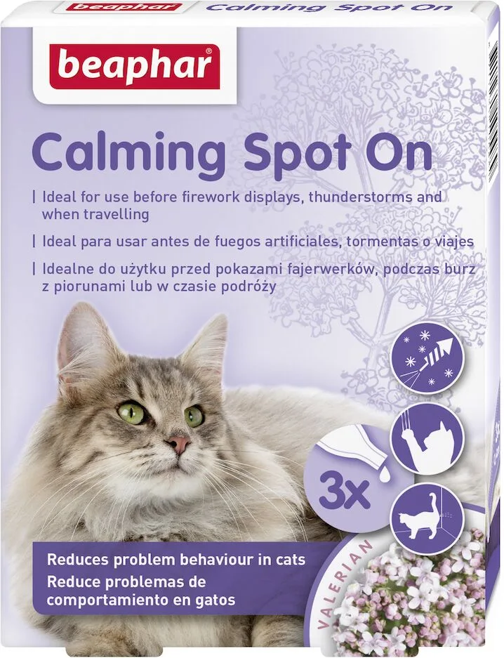 Beaphar Calming Spot On Pipetas Calmantes Gatos 3x0,4ml